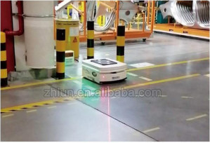 80 - 500kg Xe điều hướng tự động SLAM Laser điều hướng Robot di động tự động