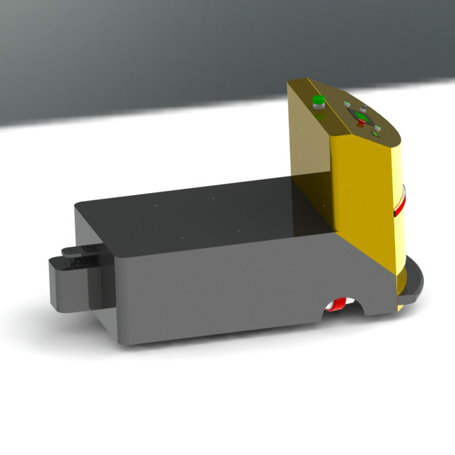 Kho hàng Máy kéo xe kéo AGV với điều hướng từ tính / laser
